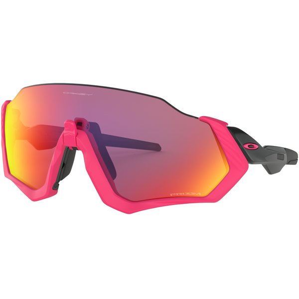 Oakley Flight Jacket Neon Pink w/ Prizm Road