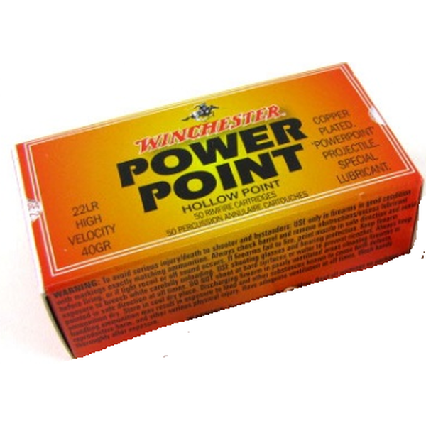 Winchester .22LR Power Point HP 40gr 50kpl .22 LR Metsästyskeskus