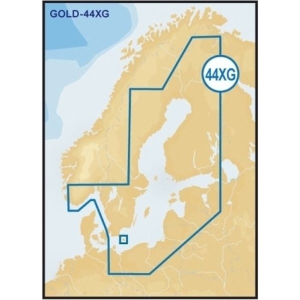 Navionics Gold 44XG SD/MSD 1GB kortti Kartta: Suomen järvet, Suomenlahti ja Itämeri