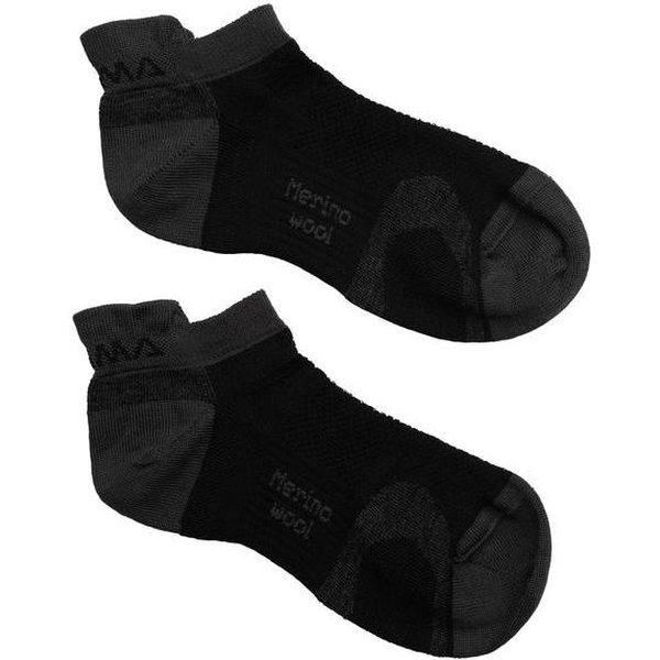 Aclima Ankle Socks 2pk Black