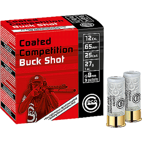Geco Competition Buck Shot 12/65 9pcs 8mm 410m/s 25 τμχ.