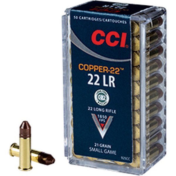CCI .22 LR Copper 1,36g 50 ks