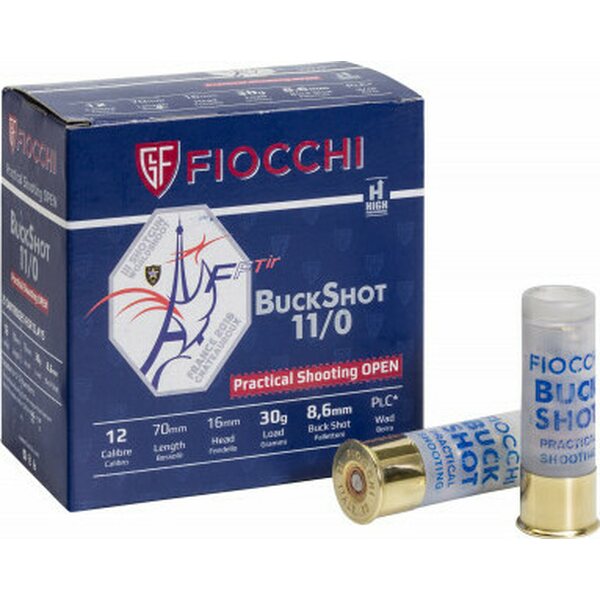 Fiocchi Buckshot Practical Shooting Open 12/70 30g 25tk