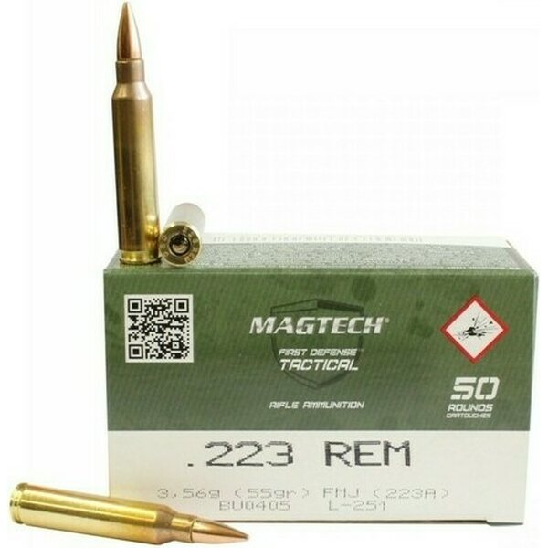 Magtech .223 Rem FMJ 3,56g / 55Gr 50 個数