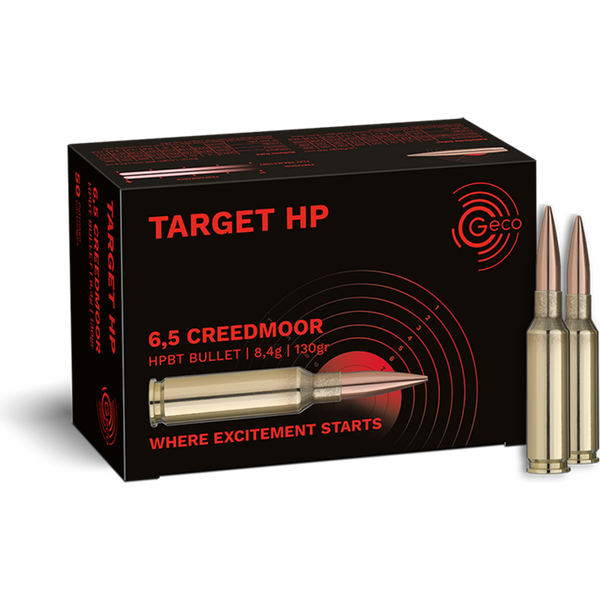 Geco 6.5 Creedmoor Target HP 8,4g/130gr, 50kpl