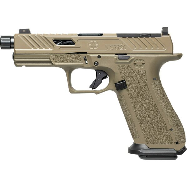 Shadow Systems XR920 Elite, FDE Frame, Threaded barrel.