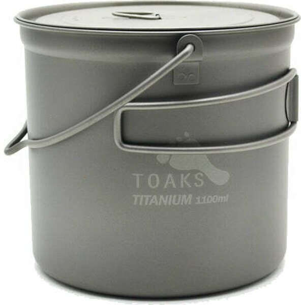 Toaks Titanium 1100ml Pot with Bail Handle