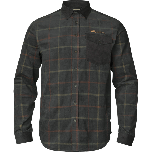 Härkila Kaldfjord Corduroy Check Shirt Mens‪, Phantom