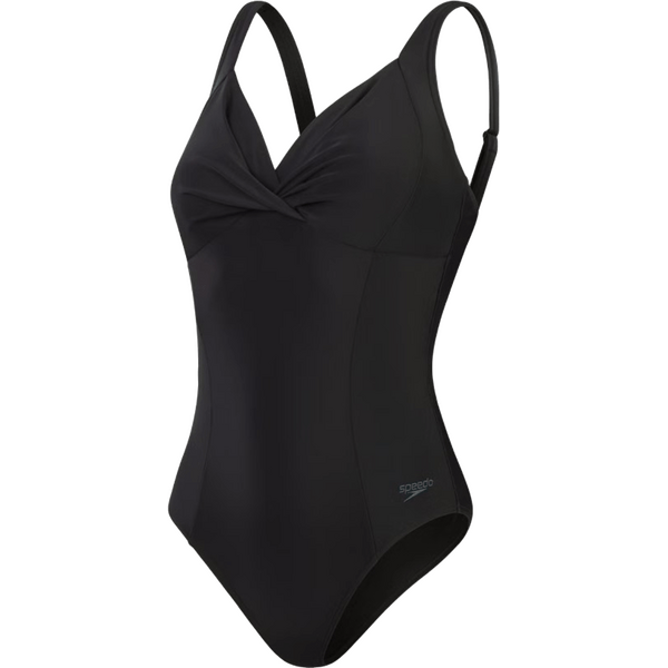 Speedo Shaping Cross Knot 1 Piece Womens