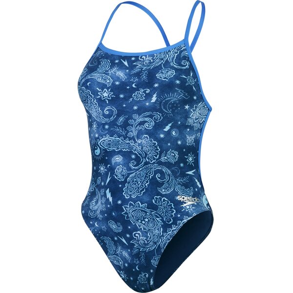 Speedo Allover Digital Vback Womens