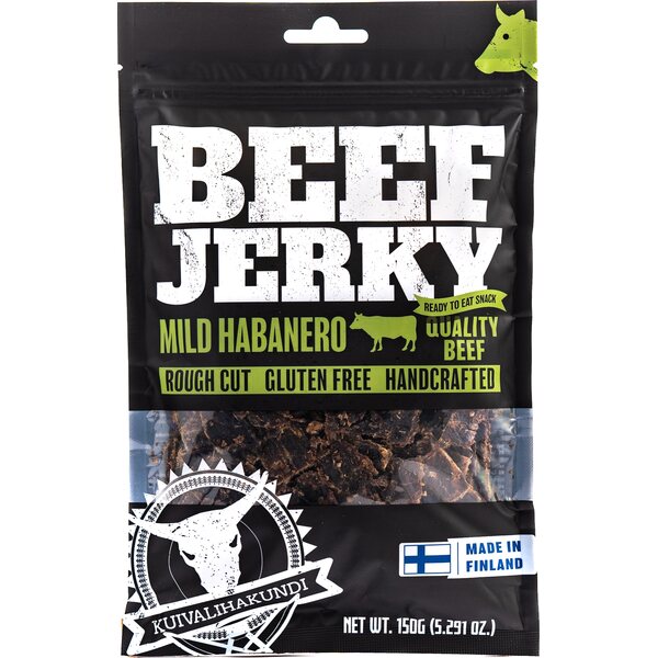 Kuivalihakundi Beef Jerky Mild Habanero 150g