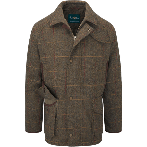 Alan Paine Combrook Waterproof Tweed Coat Mens