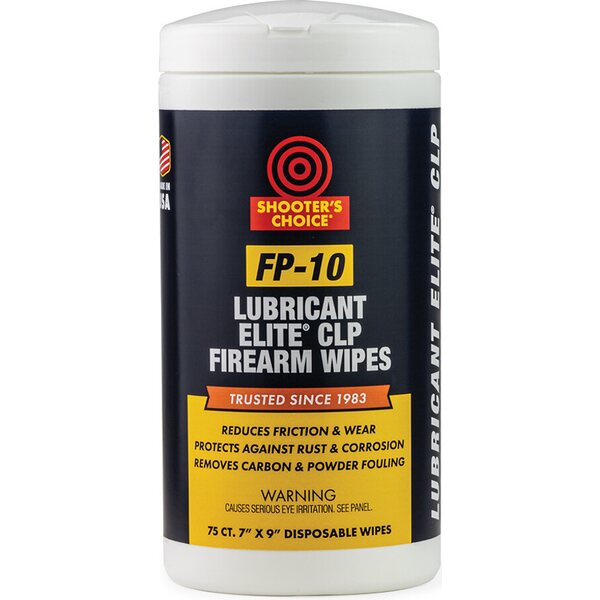 Shooter's Choice FP-10 Lubricant Elite CLP Wipes