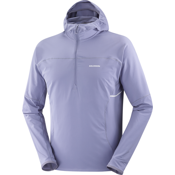 Salomon Sense Aero Hybrid Half Zip Hood Jacket Mens