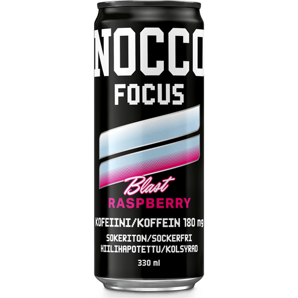 NOCCO Focus Raspberry Blast - energiajuoma