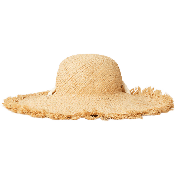 Rip Curl Wategos Fringed Straw Boho Hat