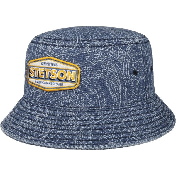 Stetson Bucket Denim Paisley Stetson Festival
