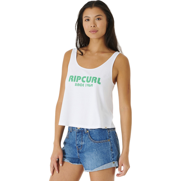 Rip Curl Icons Of Surf Pump Font Tank Womens