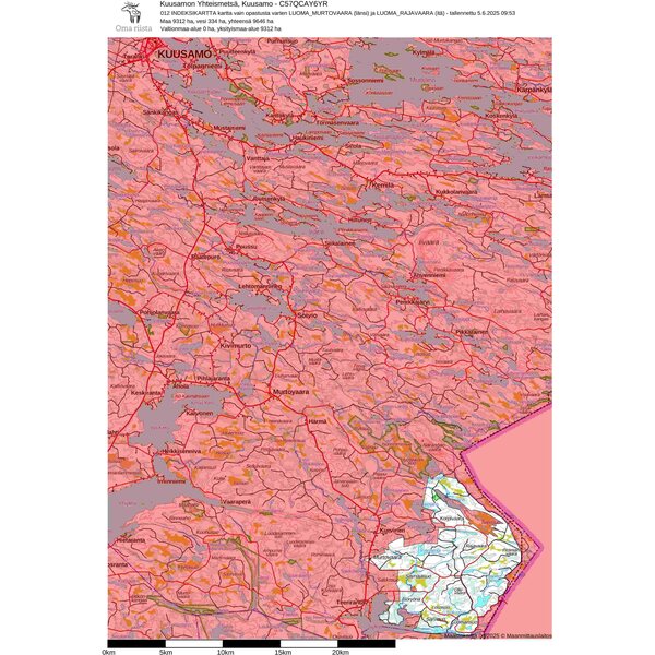 Kuusamon yhteismetsä September 2025, day license, Kuusamo section, fowls