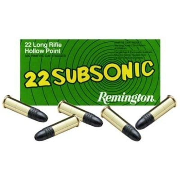 Remington .22LR Subsonic 500pcs