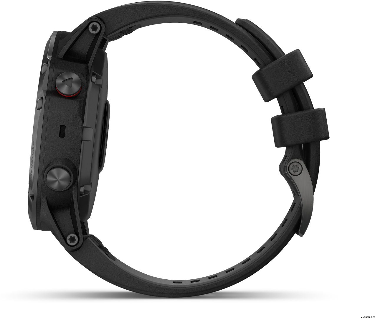 garmin fenix 5x plus sapphire black rubber strap