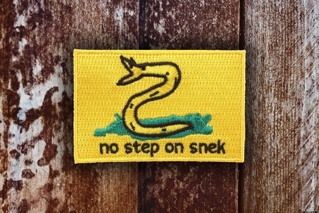 No Step on Snek Patch