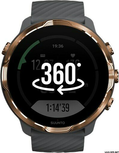 smartwatch suunto 7 graphite copper