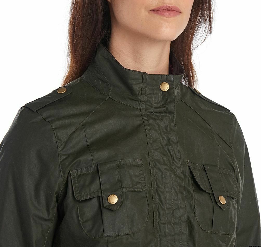 barbour defence lightweight wax jacket