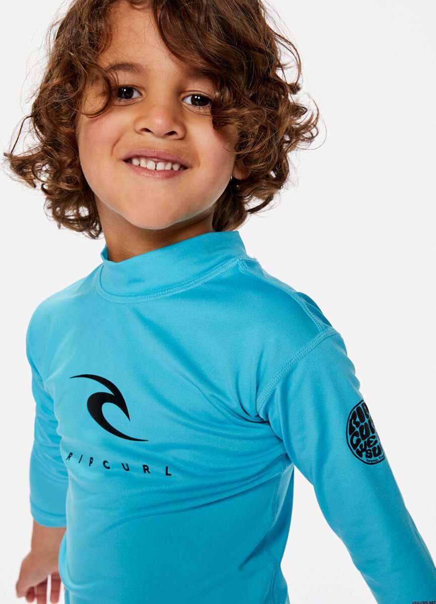Rip Curl Corps LS Rash Vest Kids Boy Children s UV Protection Shirts some-days