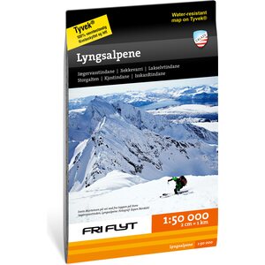 Cartes des montagnes norvégiens